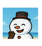 海の雪だるま@SFW（個別スタンプ：22）