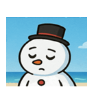 海の雪だるま@SFW（個別スタンプ：23）