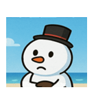海の雪だるま@SFW（個別スタンプ：24）