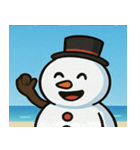 海の雪だるま@SFW（個別スタンプ：25）