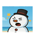 海の雪だるま@SFW（個別スタンプ：28）
