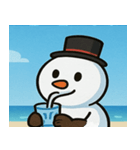 海の雪だるま@SFW（個別スタンプ：30）