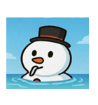海の雪だるま@SFW（個別スタンプ：31）