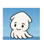 海のイカ@SFW（個別スタンプ：4）
