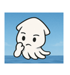 海のイカ@SFW（個別スタンプ：8）