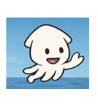 海のイカ@SFW（個別スタンプ：9）