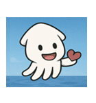 海のイカ@SFW（個別スタンプ：10）