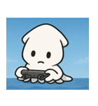 海のイカ@SFW（個別スタンプ：12）