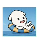 海のイカ@SFW（個別スタンプ：13）