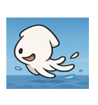 海のイカ@SFW（個別スタンプ：16）