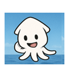 海のイカ@SFW（個別スタンプ：23）