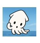 海のイカ@SFW（個別スタンプ：24）