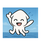海のイカ@SFW（個別スタンプ：27）