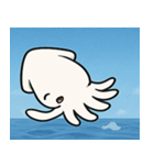 海のイカ@SFW（個別スタンプ：28）