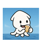 海のイカ@SFW（個別スタンプ：30）