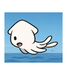 海のイカ@SFW（個別スタンプ：32）