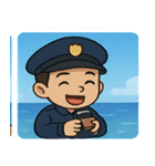 海の警察官@SFW（個別スタンプ：6）