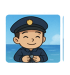 海の警察官@SFW（個別スタンプ：7）