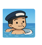 海の警察官@SFW（個別スタンプ：8）