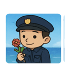 海の警察官@SFW（個別スタンプ：11）