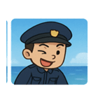 海の警察官@SFW（個別スタンプ：14）