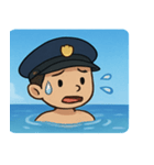 海の警察官@SFW（個別スタンプ：16）