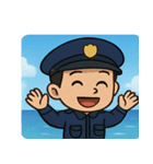 海の警察官@SFW（個別スタンプ：17）