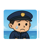 海の警察官@SFW（個別スタンプ：19）