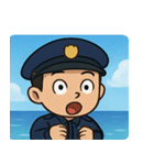 海の警察官@SFW（個別スタンプ：20）