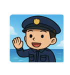 海の警察官@SFW（個別スタンプ：21）
