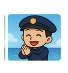 海の警察官@SFW（個別スタンプ：22）