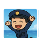 海の警察官@SFW（個別スタンプ：23）