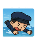 海の警察官@SFW（個別スタンプ：24）