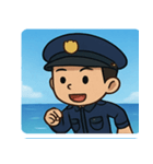 海の警察官@SFW（個別スタンプ：25）