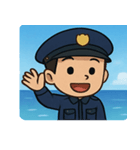 海の警察官@SFW（個別スタンプ：29）