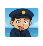 海の警察官@SFW（個別スタンプ：30）