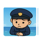 海の警察官@SFW（個別スタンプ：31）