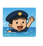 海の警察官@SFW（個別スタンプ：32）