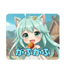 朝はコーヒーが飲みたいみなみちゃん（個別スタンプ：3）