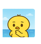 海のヒヨコ@SFW（個別スタンプ：4）