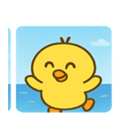 海のヒヨコ@SFW（個別スタンプ：10）