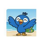 海のクジャク@SFW（個別スタンプ：1）