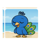 海のクジャク@SFW（個別スタンプ：6）