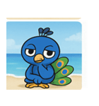 海のクジャク@SFW（個別スタンプ：8）