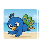 海のクジャク@SFW（個別スタンプ：11）