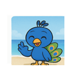 海のクジャク@SFW（個別スタンプ：17）