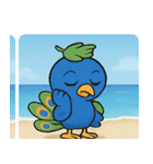 海のクジャク@SFW（個別スタンプ：18）
