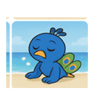 海のクジャク@SFW（個別スタンプ：26）