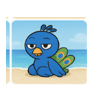 海のクジャク@SFW（個別スタンプ：30）