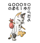 猫のスタンプ その20（旅する猫）（個別スタンプ：2）